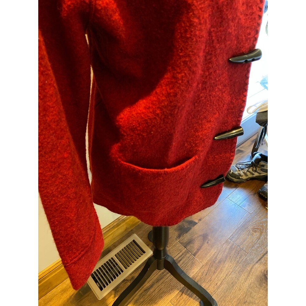 Ruby Rd Womens Jacket 100% Wool Size Medium Fuzzy… - image 5